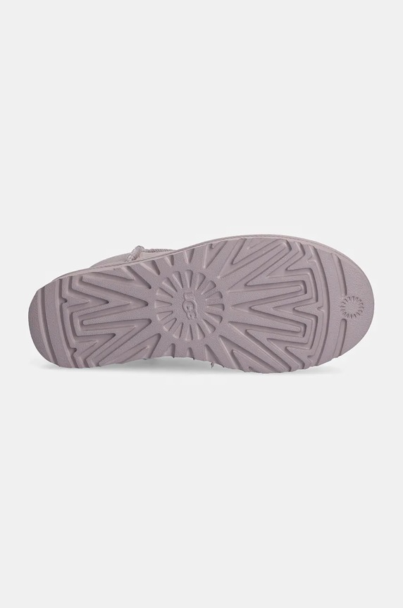 UGG śniegowce zamszowe Classic Ultra Mini 1116109.PSK fioletowy