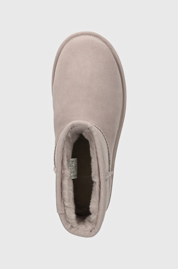 UGG śniegowce zamszowe Classic Mini Platform fioletowy 1134991.PSK