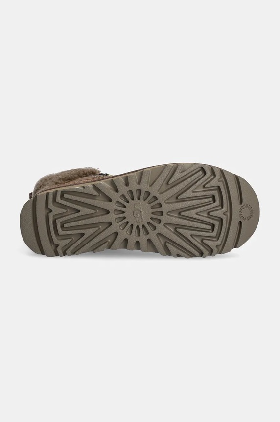 Semišové sněhule UGG Classic Alpine Lace Up 1158271.HCK hnědá