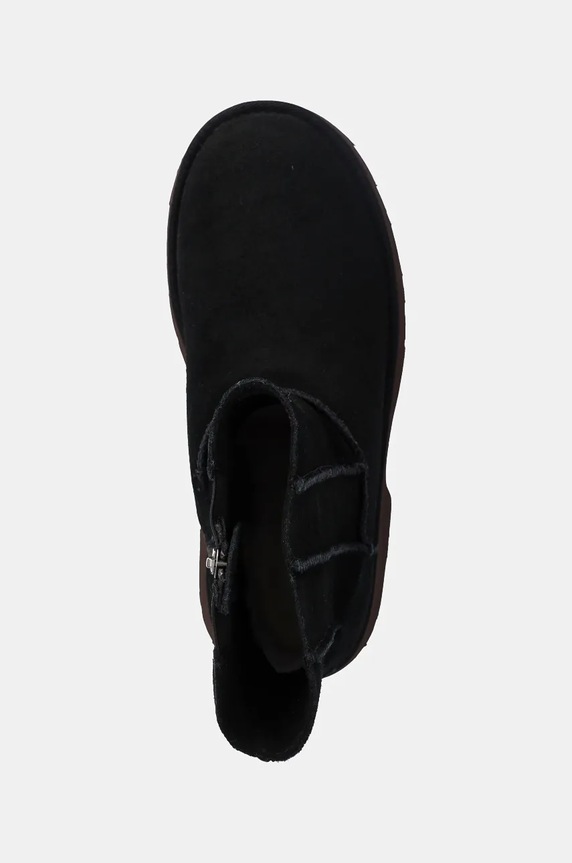 Semišové topánky UGG Classic Twin Seam New Heights čierna 1158313.BLK