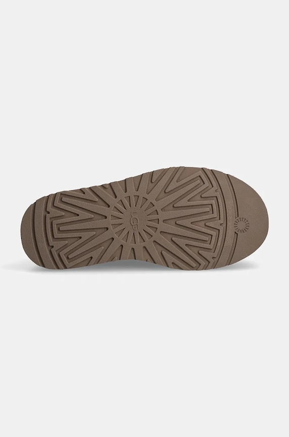 Μπότες σουέτ UGG Classic Mini Dipper 1168170.CHE καφέ