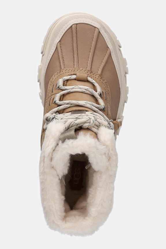 Δερμάτινες μπότες χιονιού UGG Adirondack Meridian Hiker καφέ 1169032.SAN