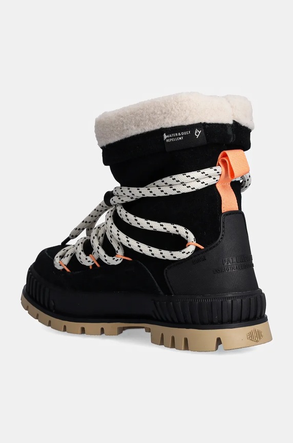 Încălțăminte Palladium bocanci de piele PALLASHOCK HIVER 94349.008.M negru