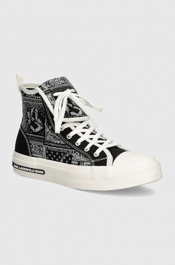 Tenisice Karl Lagerfeld Jeans KLJ VULC ravni crna KLJ60955.901