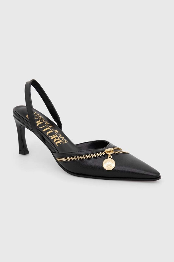 Γόβες Versace Jeans Couture Mandy στιλέτο μαύρο 77VA3S30.ZS861.899
