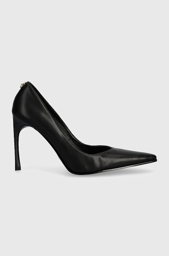 Kožené lodičky Versace Jeans Couture Sadie 77VA3S25.ZP127.899 černá AW24