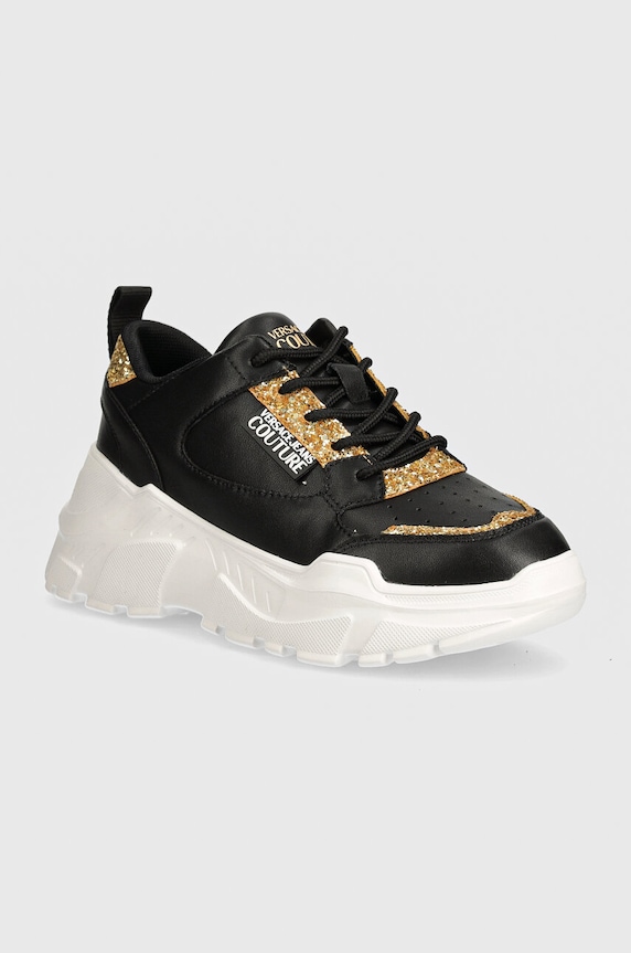 Tenisky Versace Jeans Couture Speedtrack textilný čierna 77VA3SC2.ZP308.G89