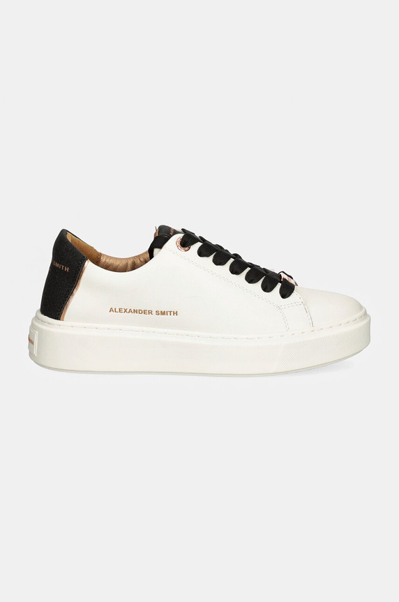 Alexander Smith sneakersy skórzane London ALBALDW8290WBK biały AW24