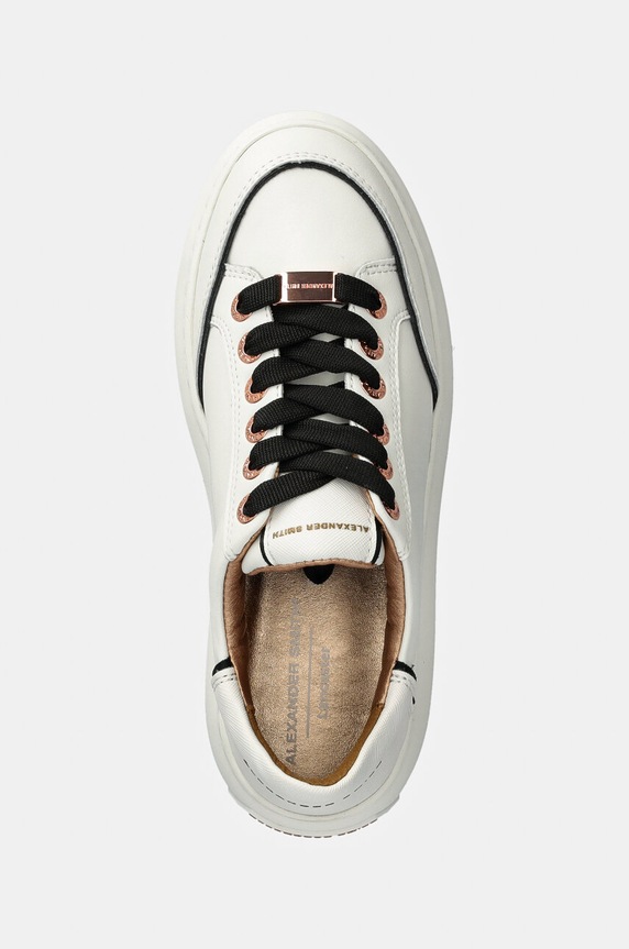 Alexander Smith sneakersy skórzane Lancaster ASBALSW1948WBK biały