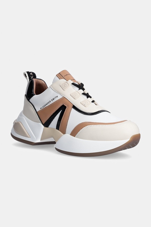 Alexander Smith sneakersy Marble platforma beżowy ASBAMBW1216WCM