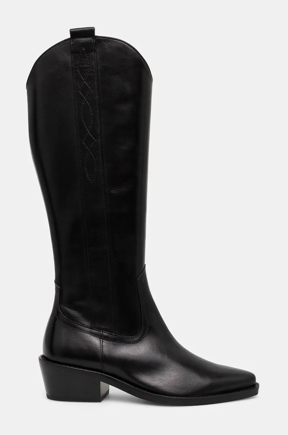 Кожени каубойски ботуши Kennel & Schmenger Bronco 41.40510.320 черен AW24