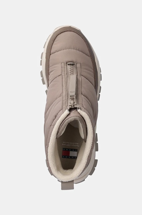 Апрески Tommy Jeans TJW HYBRID BOOT ZIP UP WL бежов EN0EN02641