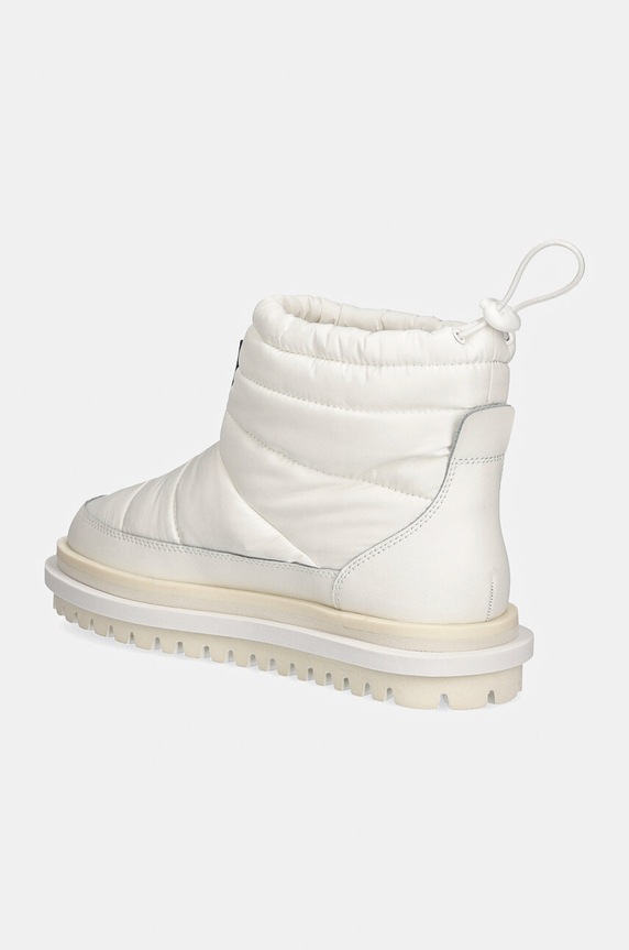 Încălțăminte Tommy Jeans cizme de iarna TJW PADDED FLAT BOOT WL EN0EN02725 alb
