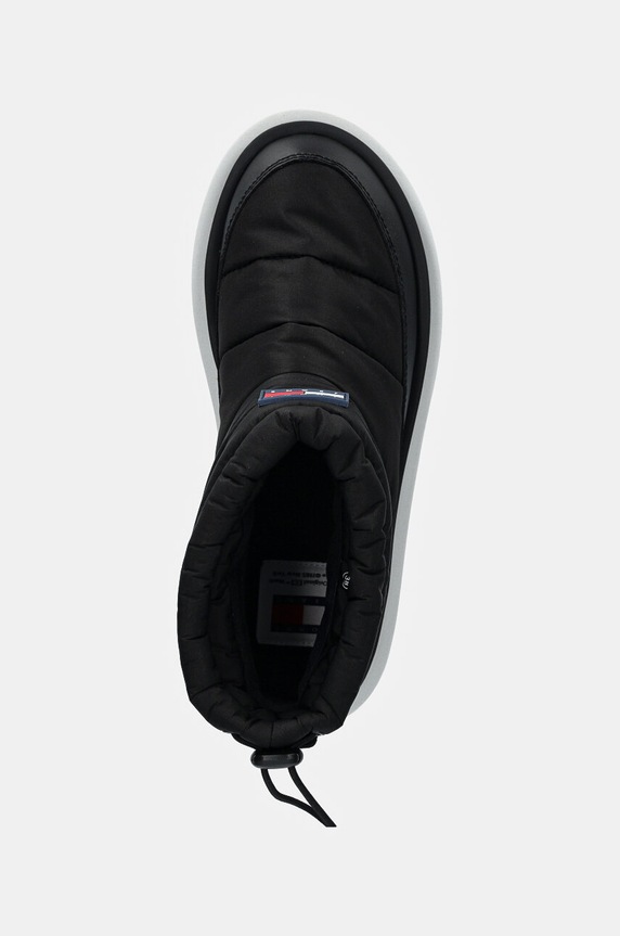 Čizme za snijeg Tommy Jeans TJW PADDED FLAT BOOT WL crna EN0EN02725