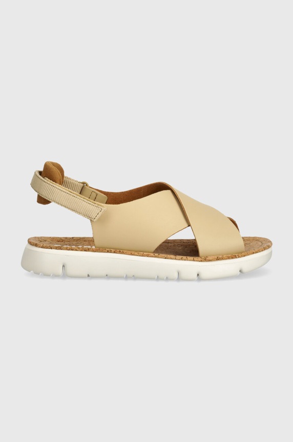 Camper bőr szandál Oruga Sandal K200157.053 bézs SS24