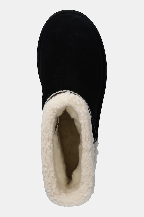 Semišové sněhule UGG Classic Mini Atherson černá 1158281.BLK