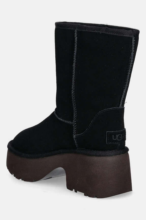 Boty Semišové boty UGG Classic Short New Heights 1158310.BLK černá