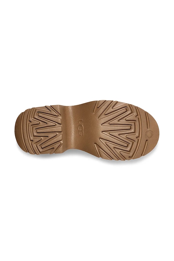UGG pantofi de piele intoarsa Classic Twin Seam New Heights 1158313.CHE
