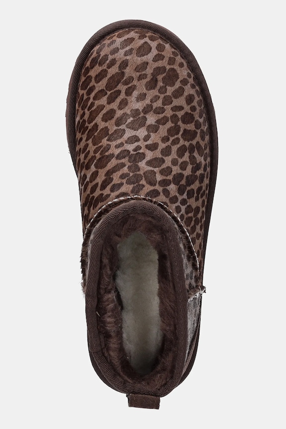 Μπότες σουέτ UGG Classic Ultra Mini Caspian καφέ 1158328.BCDR