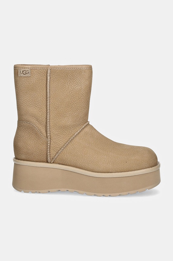 Kožené členkové topánky UGG Cityfunc Mid 1163030.MDSD béžová AW24