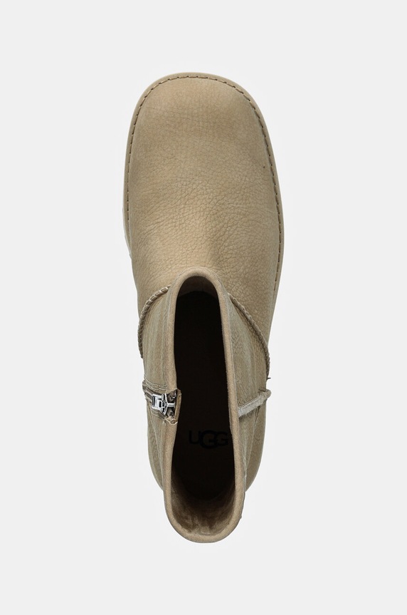 Kožené členkové topánky UGG Cityfunc Mid béžová 1163030.MDSD