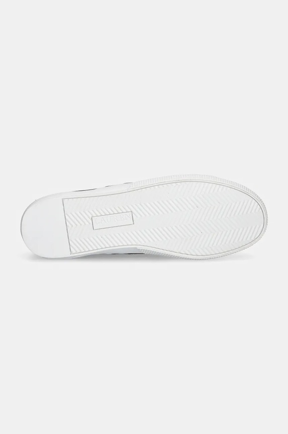 Lauren Ralph Lauren sneakersy skórzane Janson II 802775372007.200 brązowy