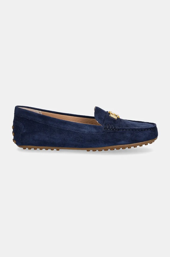 Semišové mokasíny Lauren Ralph Lauren Barnsbury 802821629025.410 námořnická modř AW24