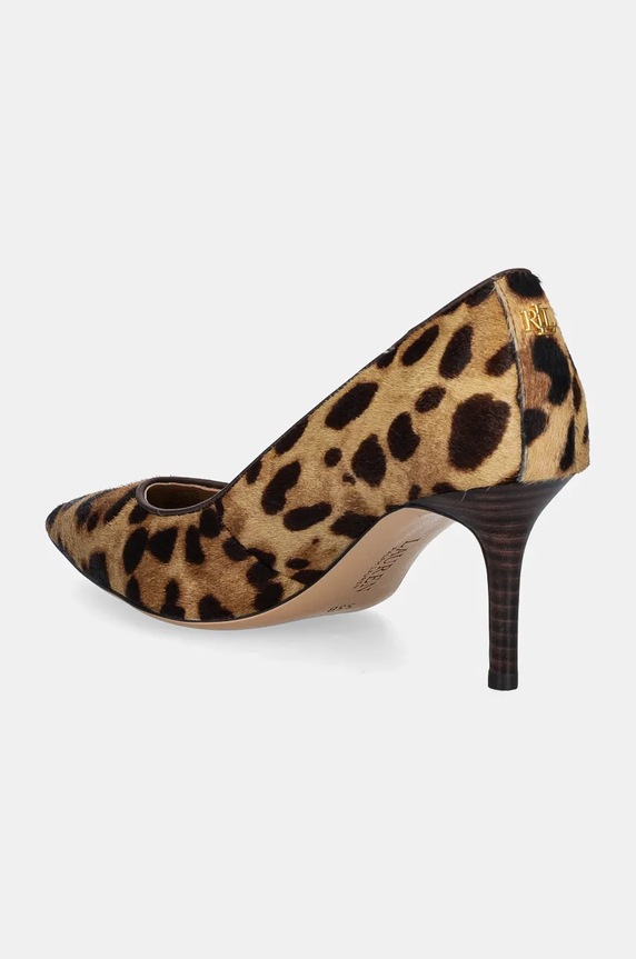 Boty Kožené lodičky Lauren Ralph Lauren Lanette 802917415001.200 béžová