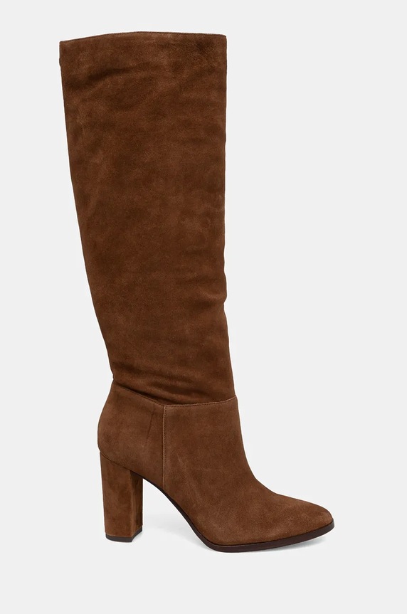 Чоботи Lauren Ralph Lauren Artizan Tall замша коричневий 802937807002.200