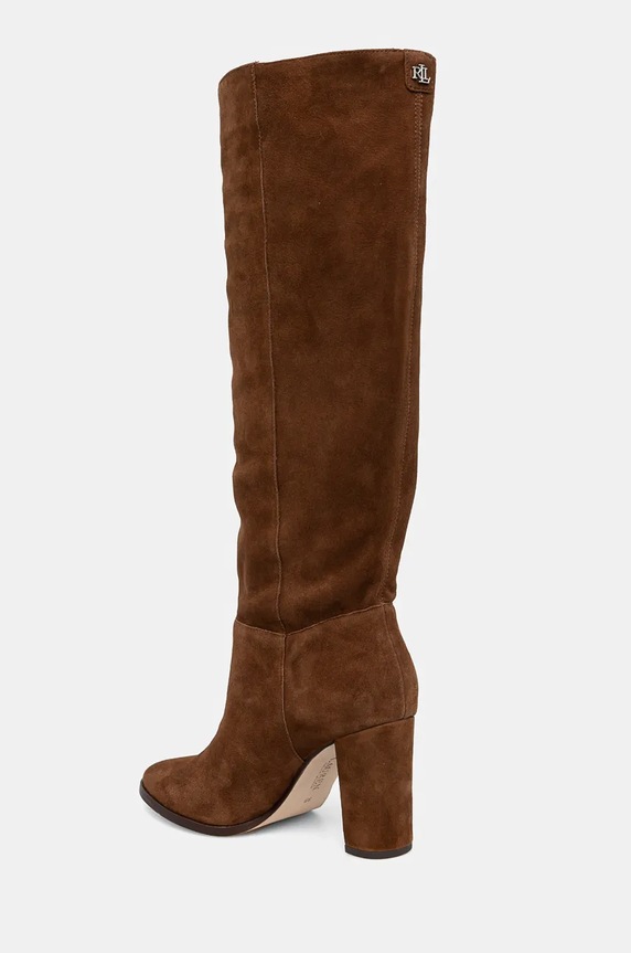 Взуття Чоботи Lauren Ralph Lauren Artizan Tall 802937807002.200 коричневий