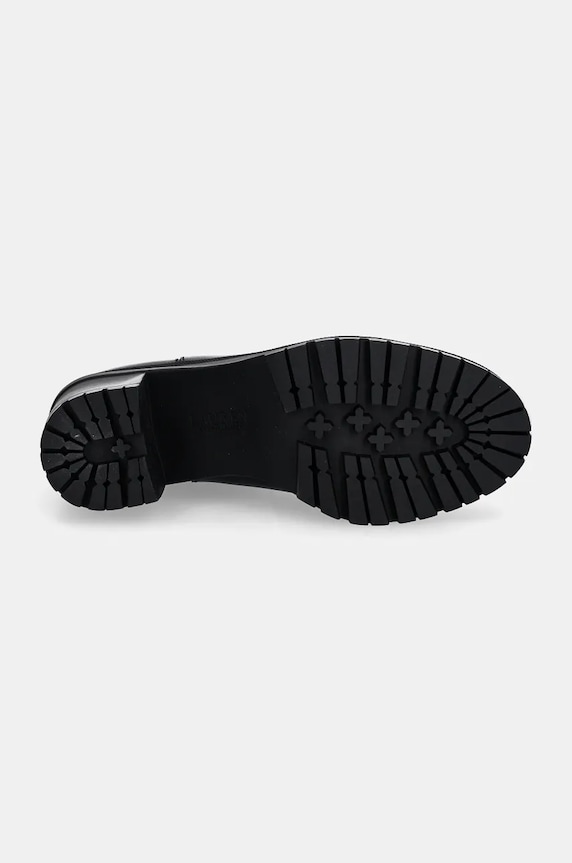 Lauren Ralph Lauren bőr bokacsizma Cailie 802937825001.001 fekete