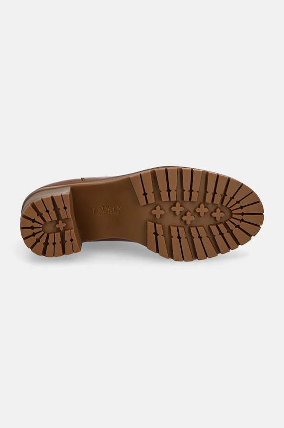 Lauren Ralph Lauren bőr bokacsizma Cailie 802937825002.200 barna