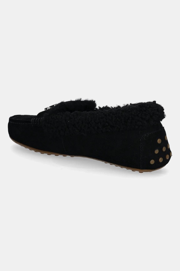 Boty Semišové mokasíny Lauren Ralph Lauren Barnsbury Sp 802945667001.001 černá