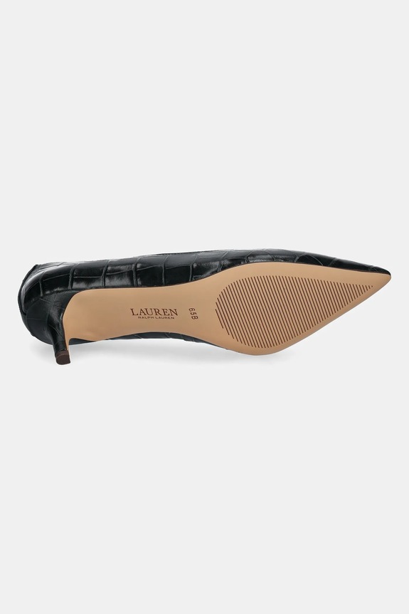 Lauren Ralph Lauren szpilki skórzane Adrienne 802951355005.300 zielony
