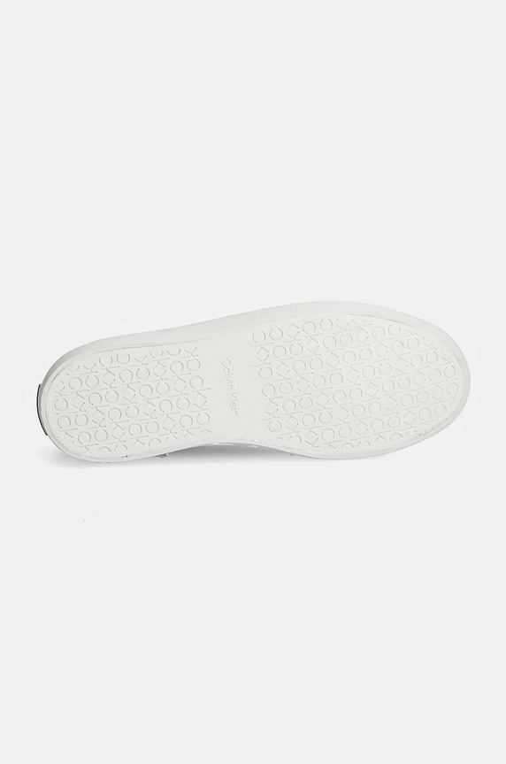 Sneakers boty Calvin Klein VULC LACE UP MONO MIX HW0HW02212 černá