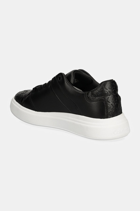 Obuwie Calvin Klein buty CUPSOLE LACE UP MONO MIX HW0HW02218 czarny