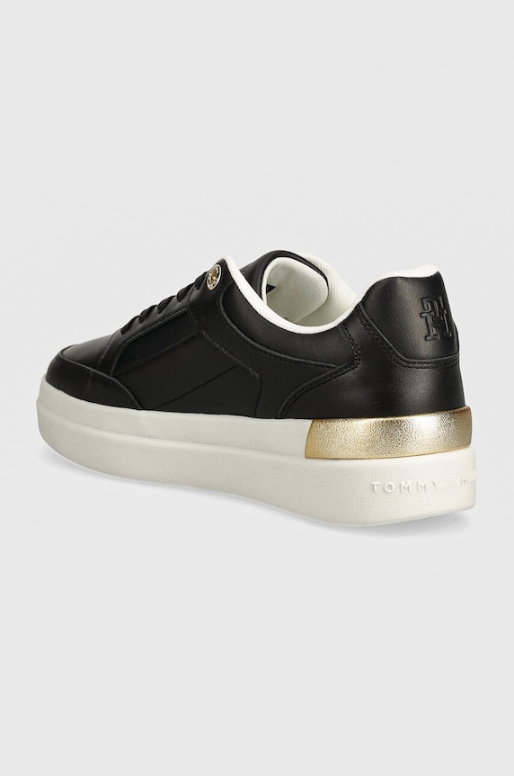 Obuwie Tommy Hilfiger sneakersy LUX HARDWARE COURT FW0FW07997 czarny