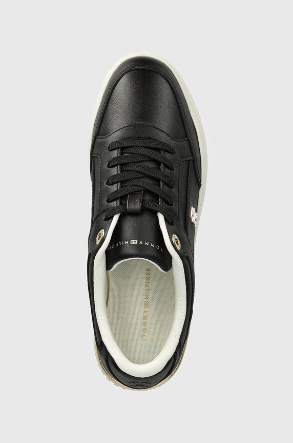 Tommy Hilfiger sneakersy LUX HARDWARE COURT czarny FW0FW07997