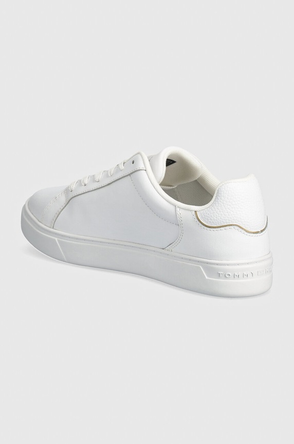 Παπούτσια Δερμάτινα sneakers Tommy Hilfiger ESSENTIAL COURT SNEAKER FW0FW08000 λευκό