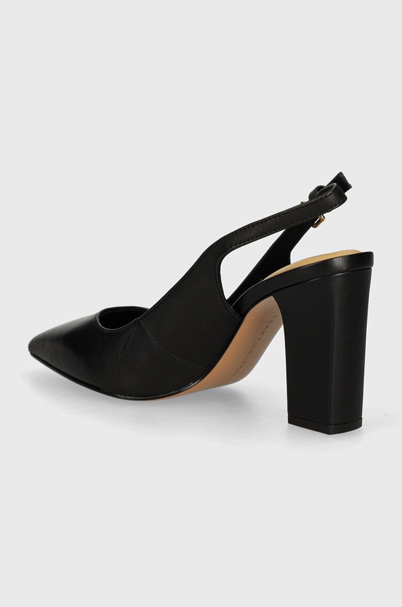 Obuća Kožne salonke Tommy Hilfiger TH BLOCK HIGH HEEL PUMP FW0FW08289 crna
