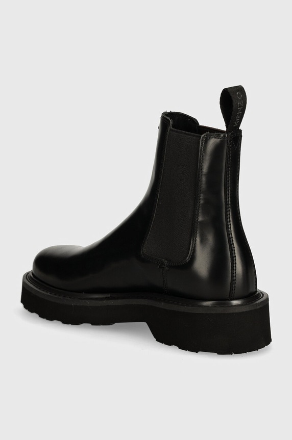 Boty Kožené kotníkové boty Kenzo Ukio Chelsea Boots FE62BT115L52.99 černá