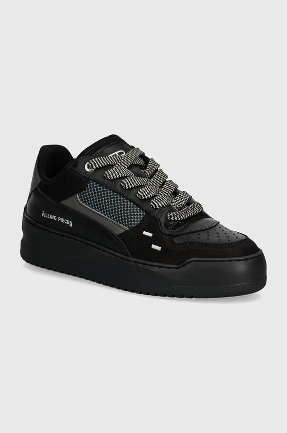 Filling Pieces sneakersy Avenue skóra zamszowa czarny 52133911861