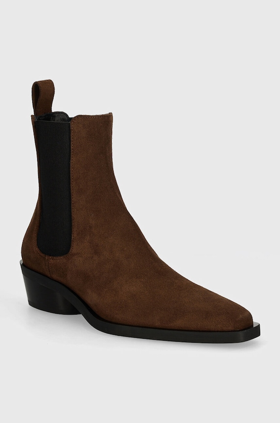 Semišové topánky chelsea Proenza Schouler Bronco semišová koža hnedá PS41030A.502