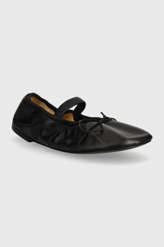 Kožené baleríny Proenza Schouler Glove Mary Jane černá PS41260A.999
