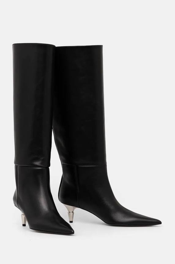 Obuwie Proenza Schouler kozaki skórzane Spike PS43071A.999 czarny
