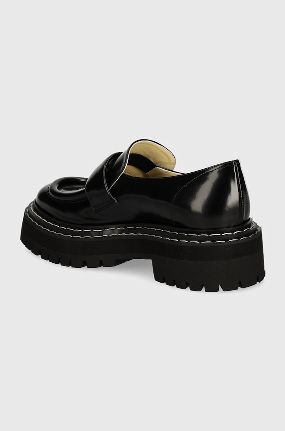 Încălțăminte Proenza Schouler mocasini de piele Lug Sole PS43101A.999 negru