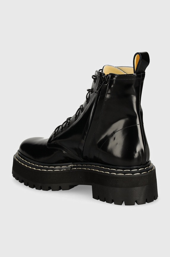 Взуття Шкіряні черевики Proenza Schouler Lug Sole PS43102A.999 чорний