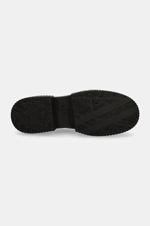 Armani Exchange mocasini de piele XDA005.XV878.01800 maro