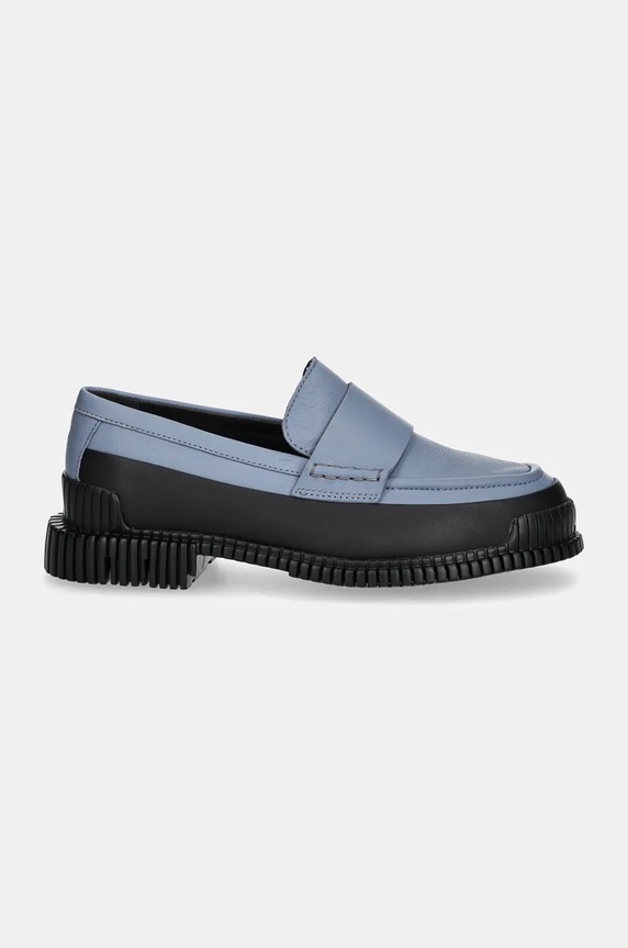 Кожени мокасини Camper Pix K201627.006 син AW24