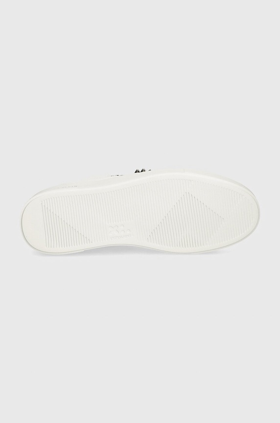 Δερμάτινα sneakers Philipp Plein Lo-Top Arrow Force WSC2751.PLE005N.0101 λευκό